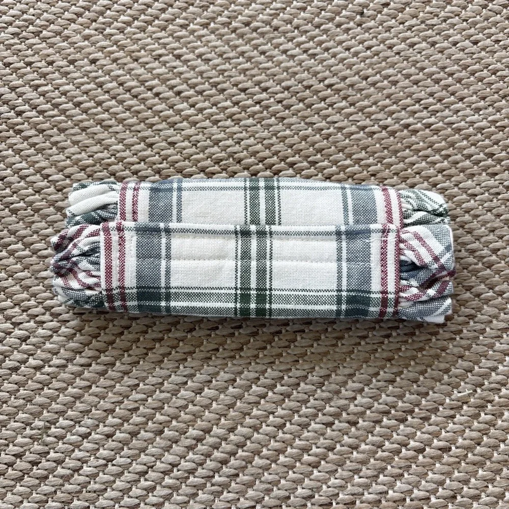 Longaberger Market Day Plaid Handle Gripper